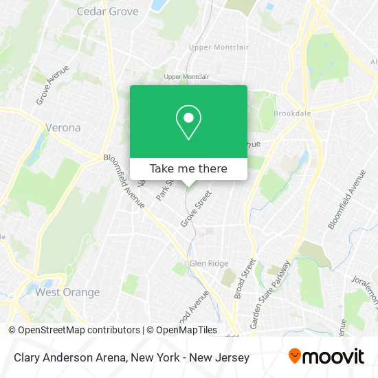 Clary Anderson Arena map