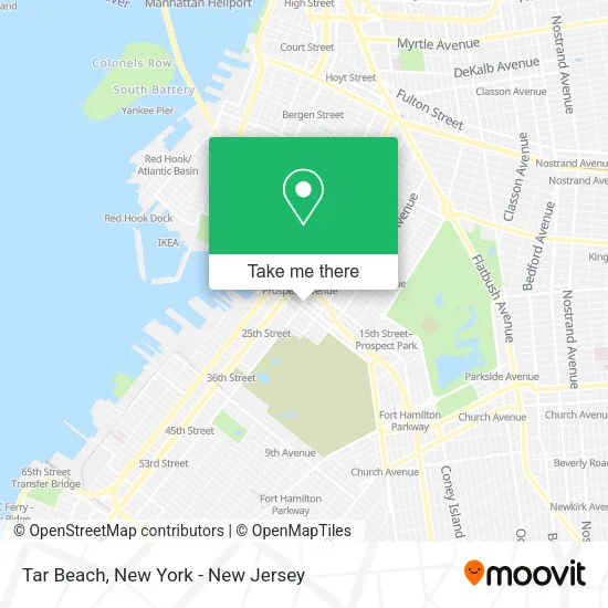 Tar Beach map
