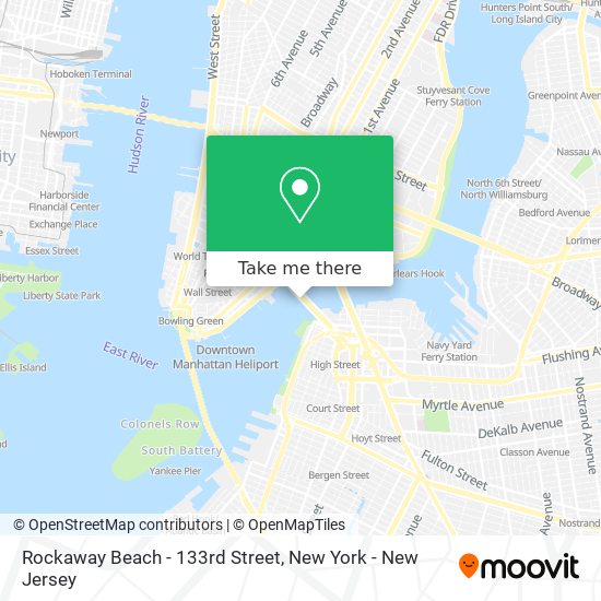 Rockaway Beach - 133rd Street map
