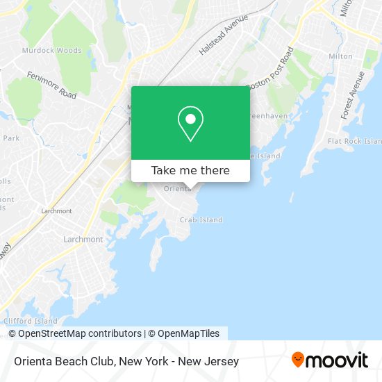 Orienta Beach Club map