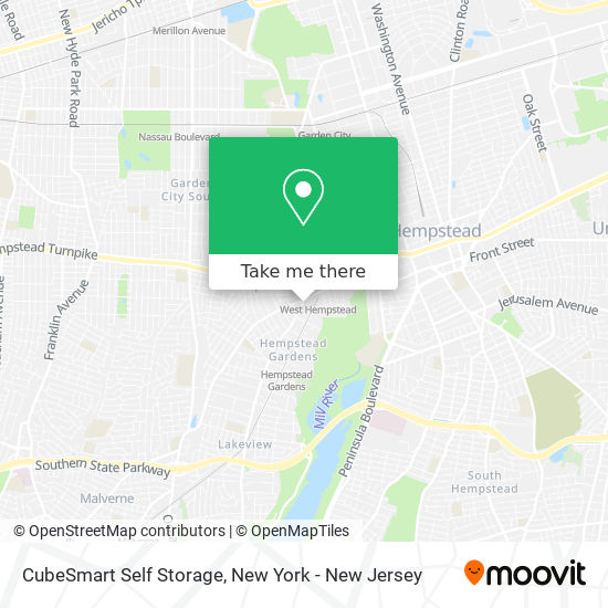 Mapa de CubeSmart Self Storage