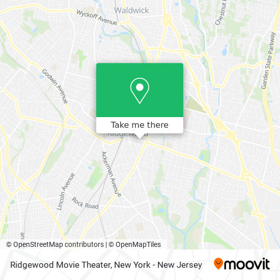 Mapa de Ridgewood Movie Theater