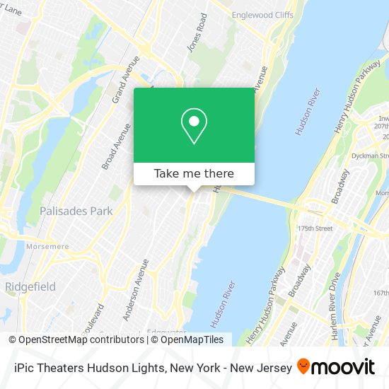 iPic Theaters Hudson Lights map