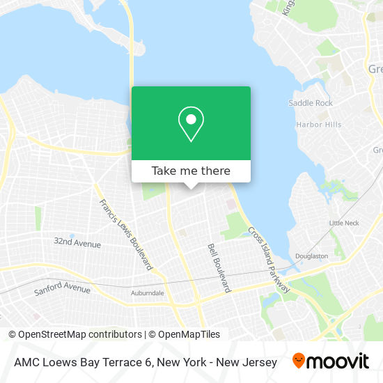 AMC Loews Bay Terrace 6 map