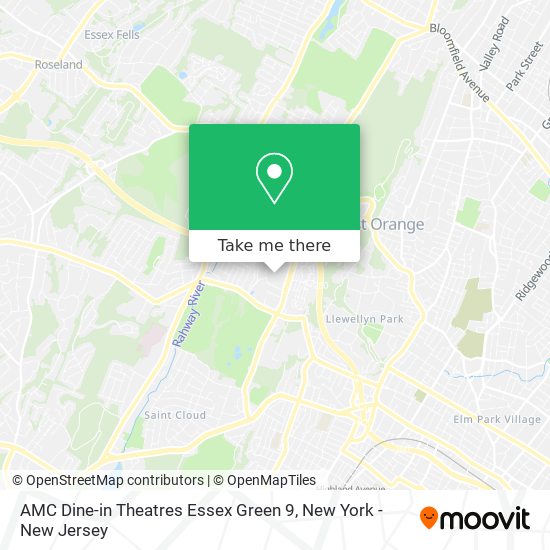 Mapa de AMC Dine-in Theatres Essex Green 9