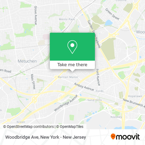 Mapa de Woodbridge Ave