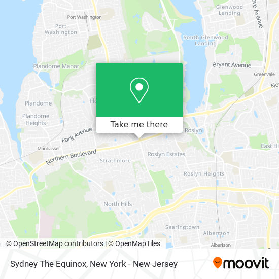 Sydney The Equinox map