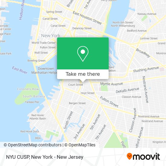 NYU CUSP map