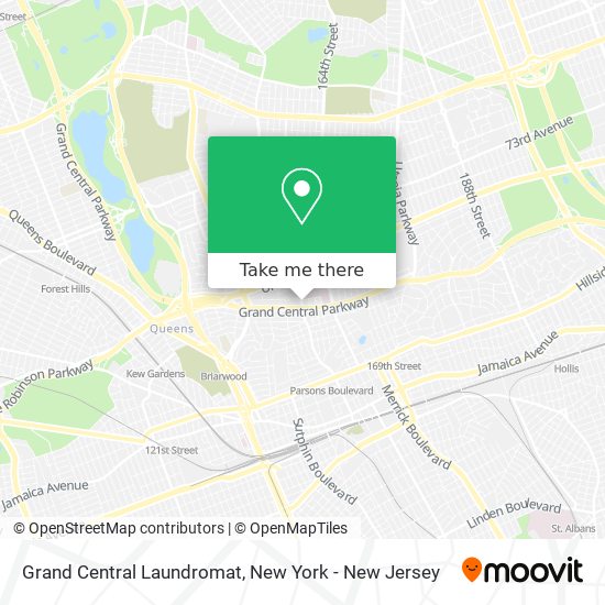 Grand Central Laundromat map