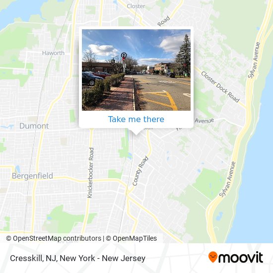 Cresskill, NJ map