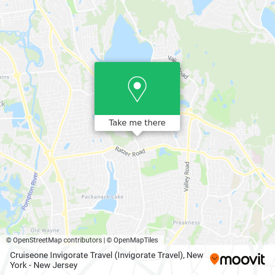 Cruiseone Invigorate Travel map