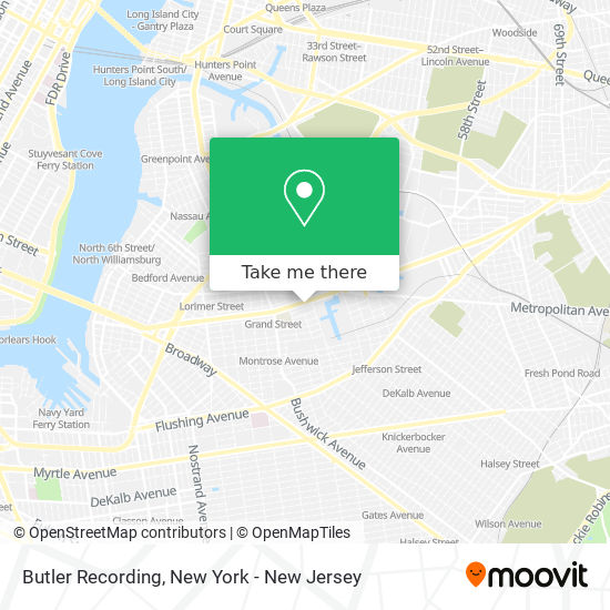 Mapa de Butler Recording