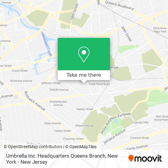 Umbrella Inc. Headquarters Queens Branch map