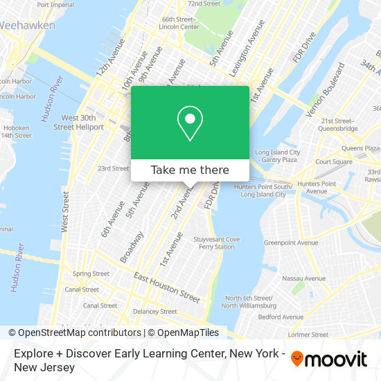 Explore + Discover Early Learning Center map