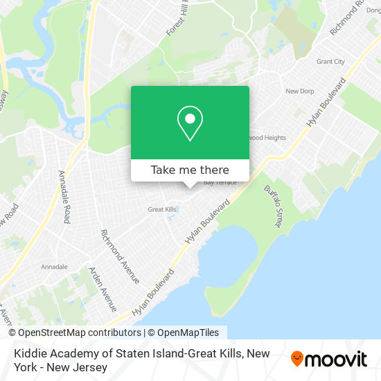 Mapa de Kiddie Academy of Staten Island-Great Kills