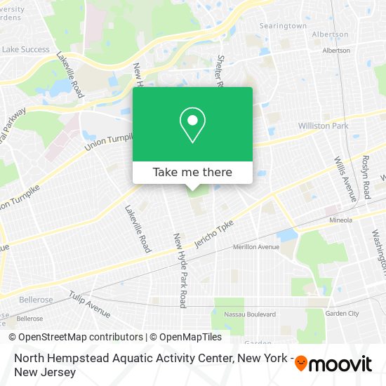 Mapa de North Hempstead Aquatic Activity Center