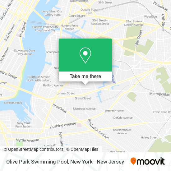 Mapa de Olive Park Swimming Pool