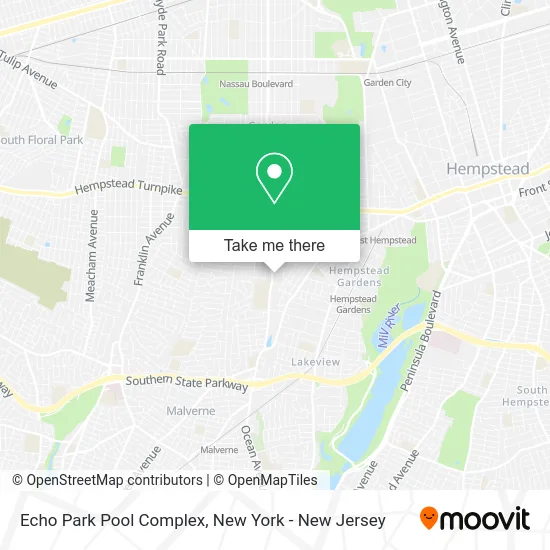 Echo Park Pool Complex map