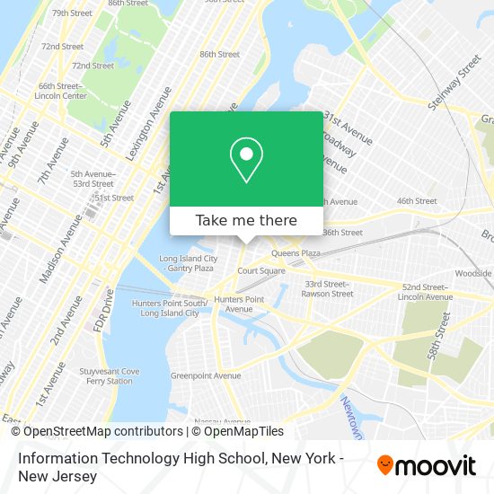Mapa de Information Technology High School