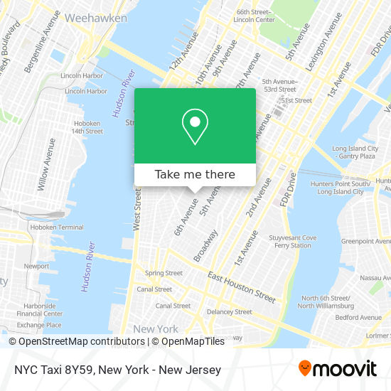 NYC Taxi 8Y59 map