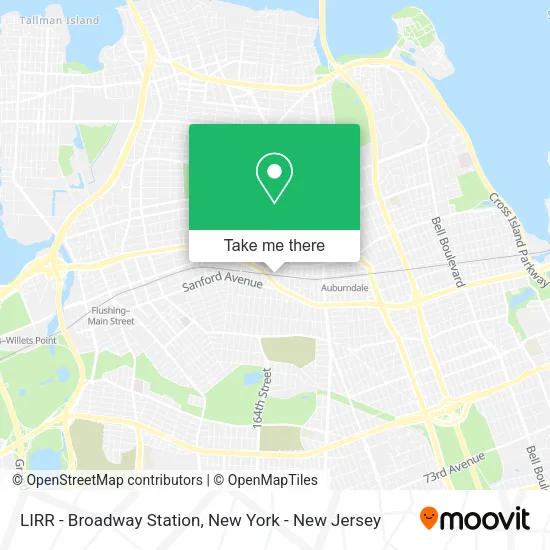 LIRR - Broadway Station map