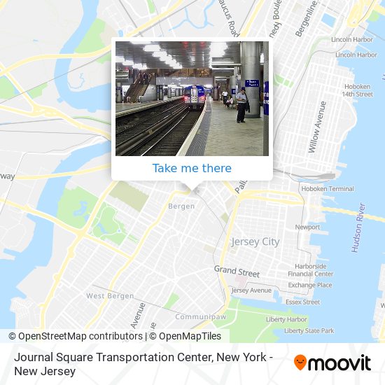 Journal Square Transportation Center map