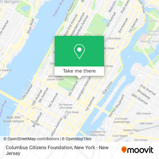 Mapa de Columbus Citizens Foundation