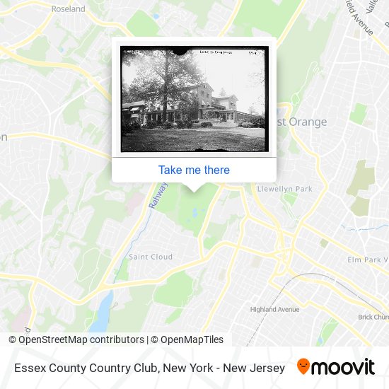 Essex County Country Club map