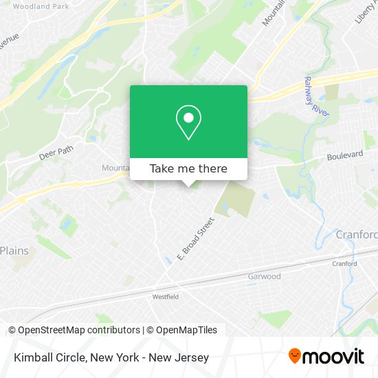 Mapa de Kimball Circle