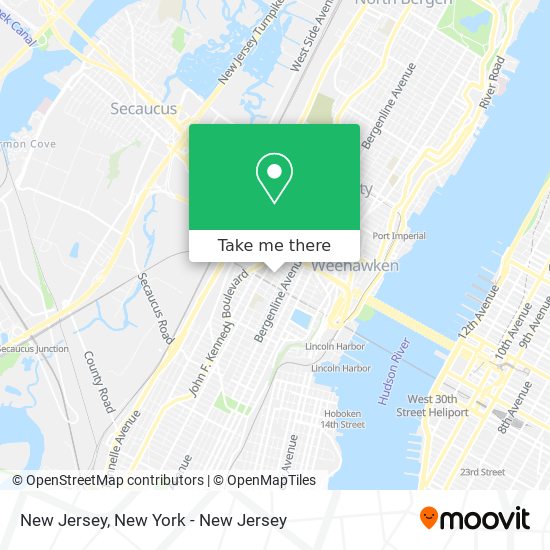Mapa de New Jersey