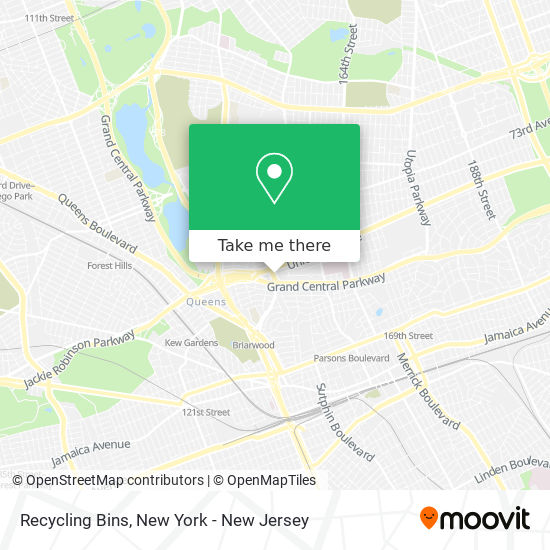 Recycling Bins map