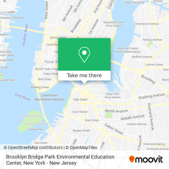 Mapa de Brooklyn Bridge Park Environmental Education Center