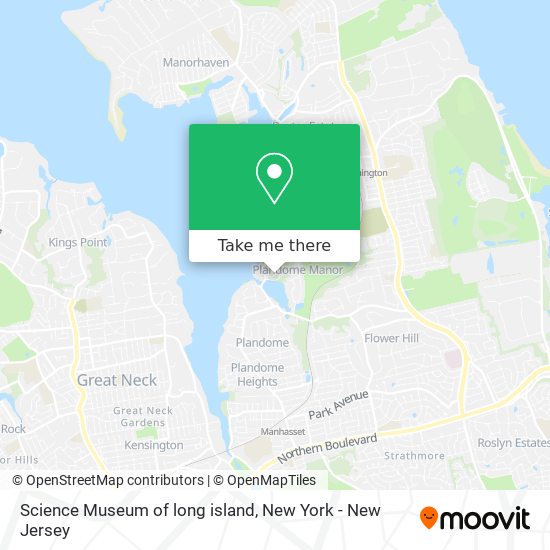 Science Museum of long island map