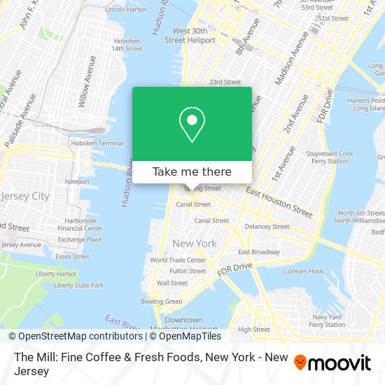 The Mill: Fine Coffee & Fresh Foods map