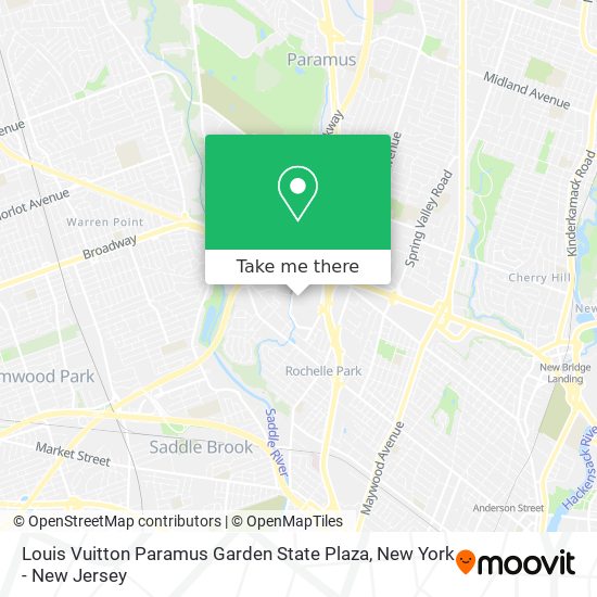 How to get to Louis Vuitton Paramus Garden State Plaza in Paramus