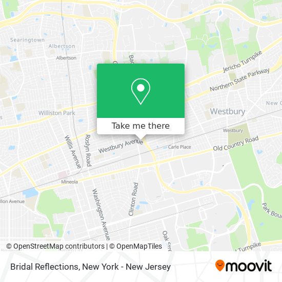 Bridal Reflections map