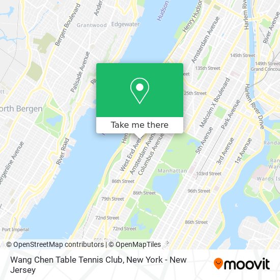 Wang Chen Table Tennis Club map