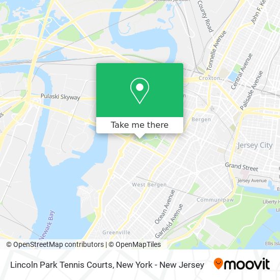 Mapa de Lincoln Park Tennis Courts