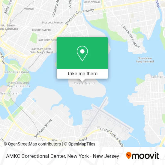 AMKC Correctional Center map