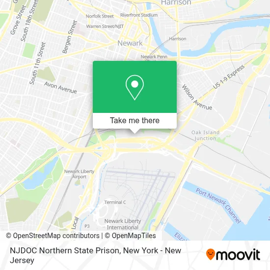 NJDOC Northern State Prison map