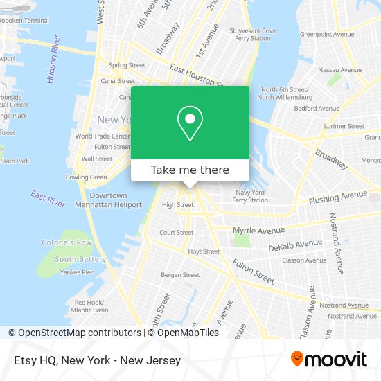 Etsy HQ map