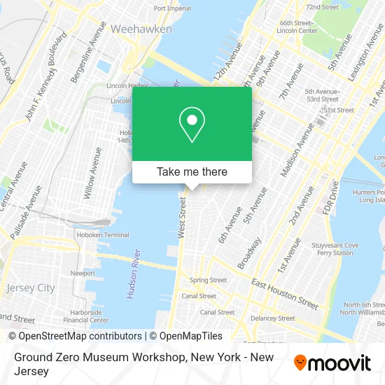 Ground Zero Museum Workshop map