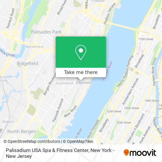 Palisadium USA Spa & Fitness Center map