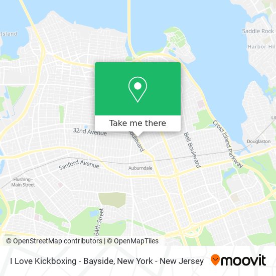 Mapa de I Love Kickboxing - Bayside