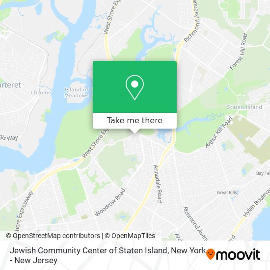 Mapa de Jewish Community Center of Staten Island
