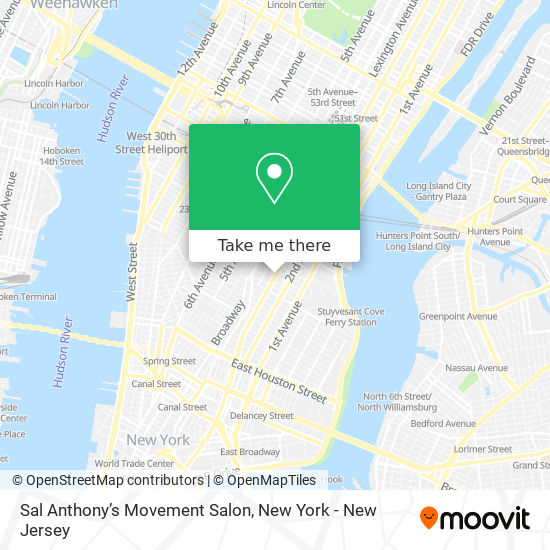 Sal Anthony’s Movement Salon map