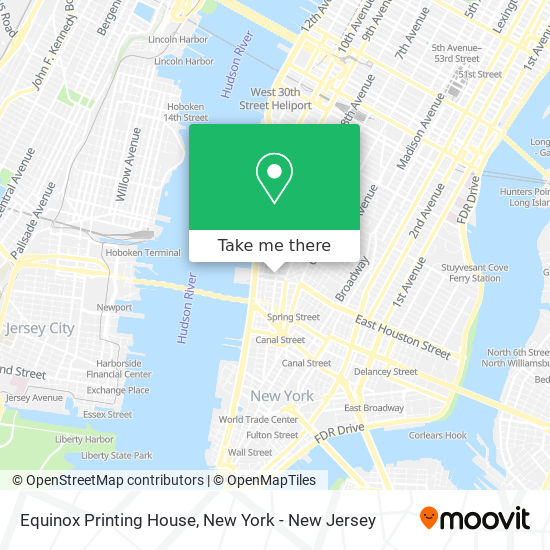 Equinox Printing House map