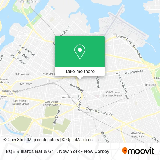 BQE Billiards Bar & Grill map