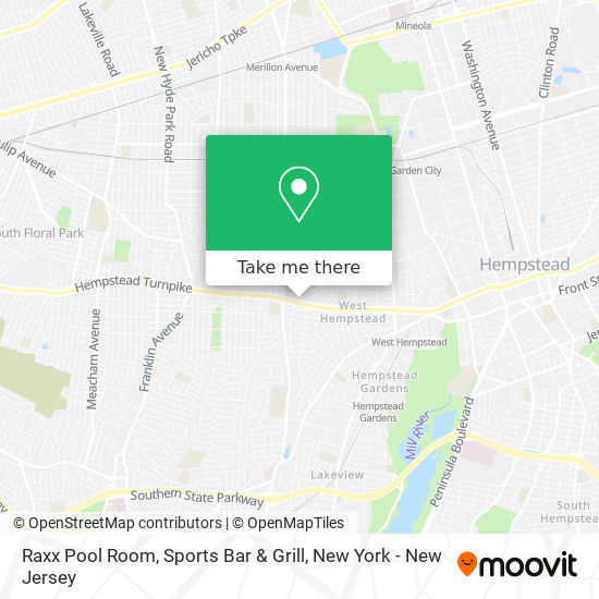 Raxx Pool Room, Sports Bar & Grill map