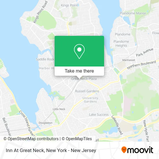 Inn At Great Neck map